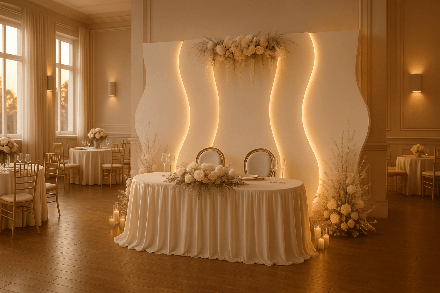 Ścianki na wesele – elegancka i efektowna dekoracja Raków
